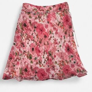 Whimsi Fairy Midi Skirt With Beaded Belt